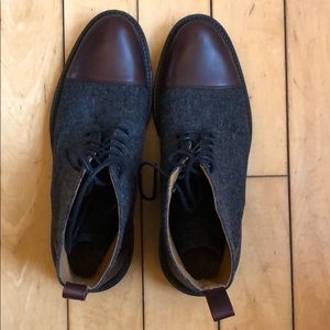 Taft Jack Boot - Grey/Oxblood